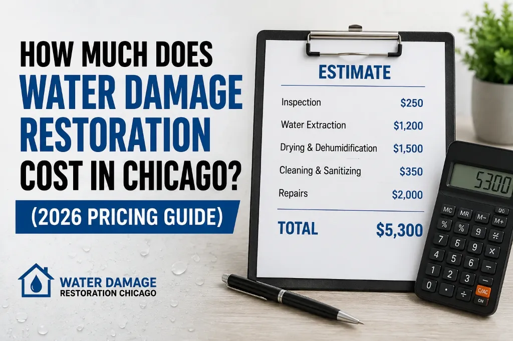 How Much Does Water Damage Restoration Cost in Chicago? (2026 Pricing Guide)